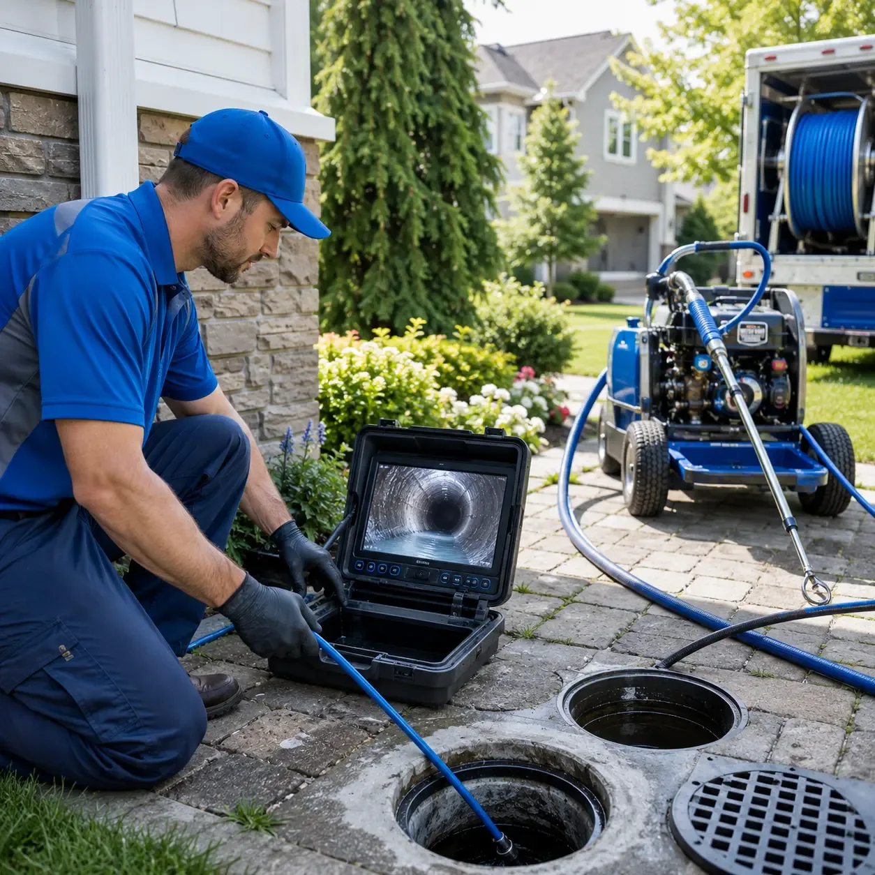 Outdoor drain cleaning professionals serving Scheller, IL